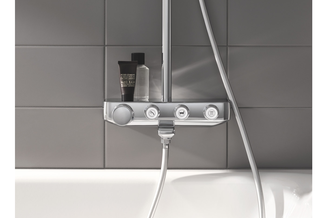 Душевая система GROHE Euphoria SmartControl System 260 Mono с термостатом для ванны, хром (26510000)