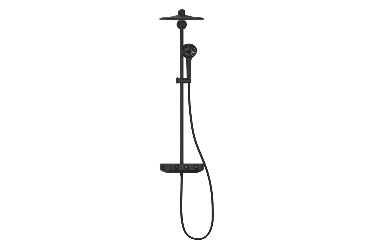 Душевая система GROHE Euphoria SmartControl System 310 Duo с термостатом для душа, фантомный черный (22120KF0)
