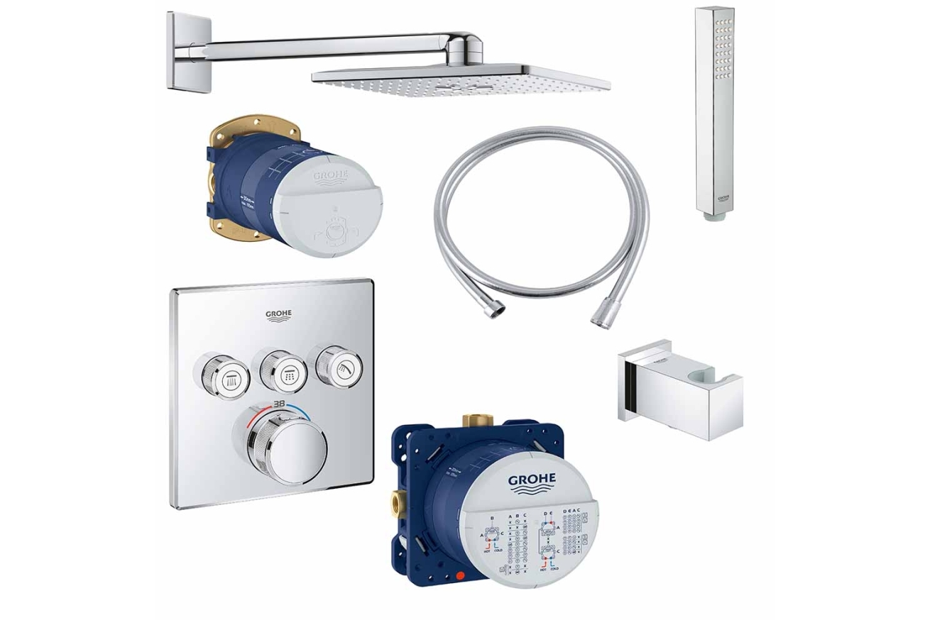 Готовый комплект для душа GROHE Grohtherm SmartControl (NSB0134)