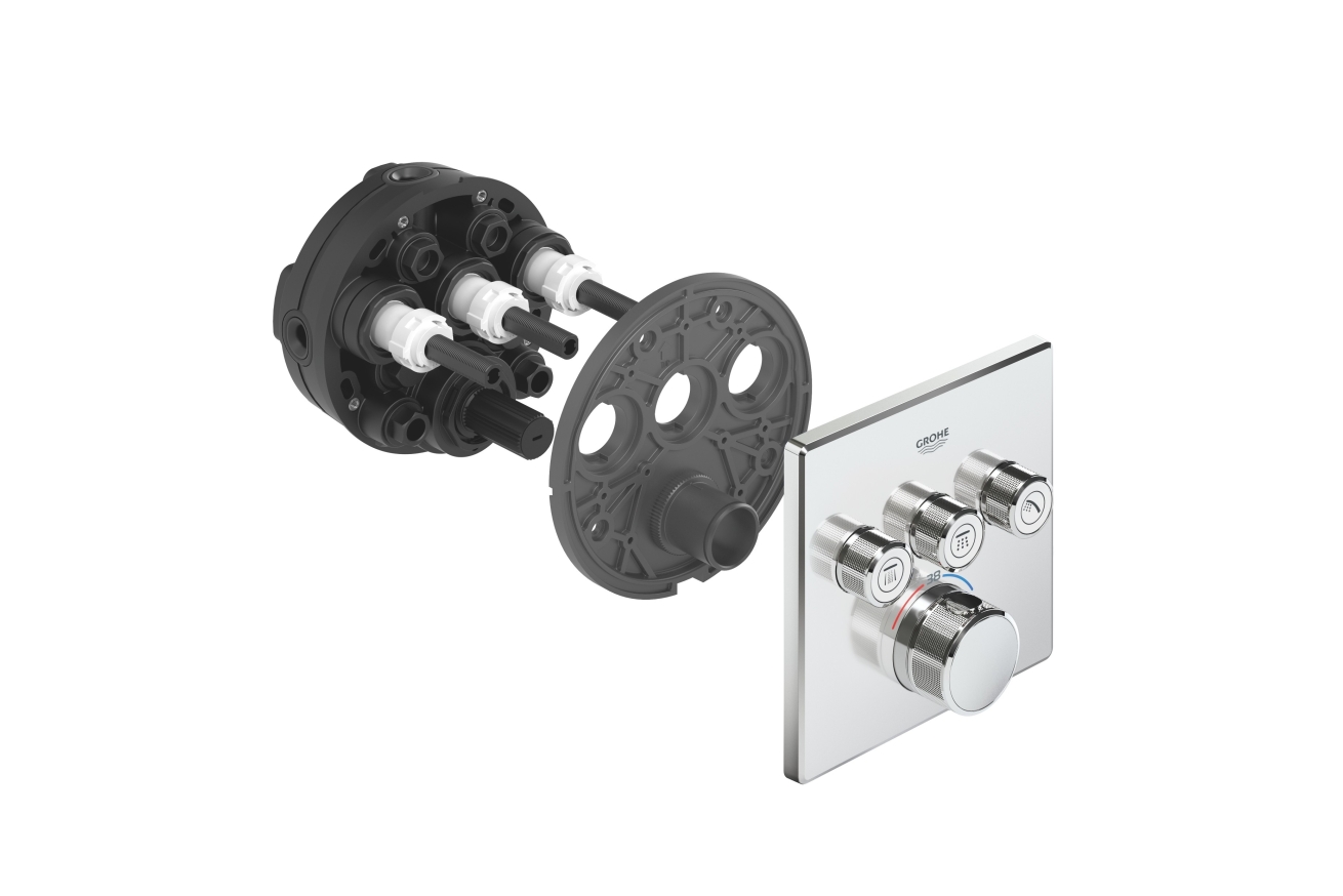 Готовый комплект для душа GROHE Grohtherm SmartControl (NSB0134)