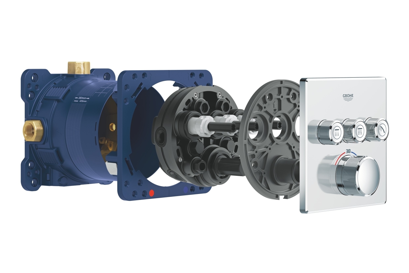 Готовый комплект для душа GROHE Grohtherm SmartControl (NSB0134)
