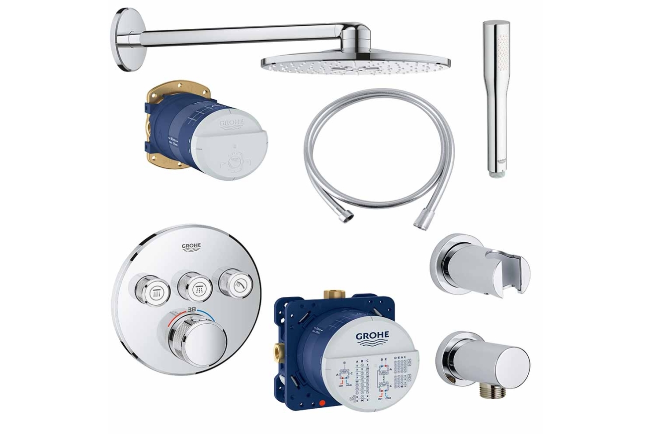 Готовый комплект для душа GROHE Grohtherm SmartControl (NSB0135)