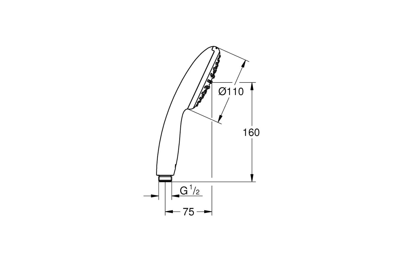 Комплект смесителей GROHE Tempesta с душевым гарнитуром, хром (NB0077)