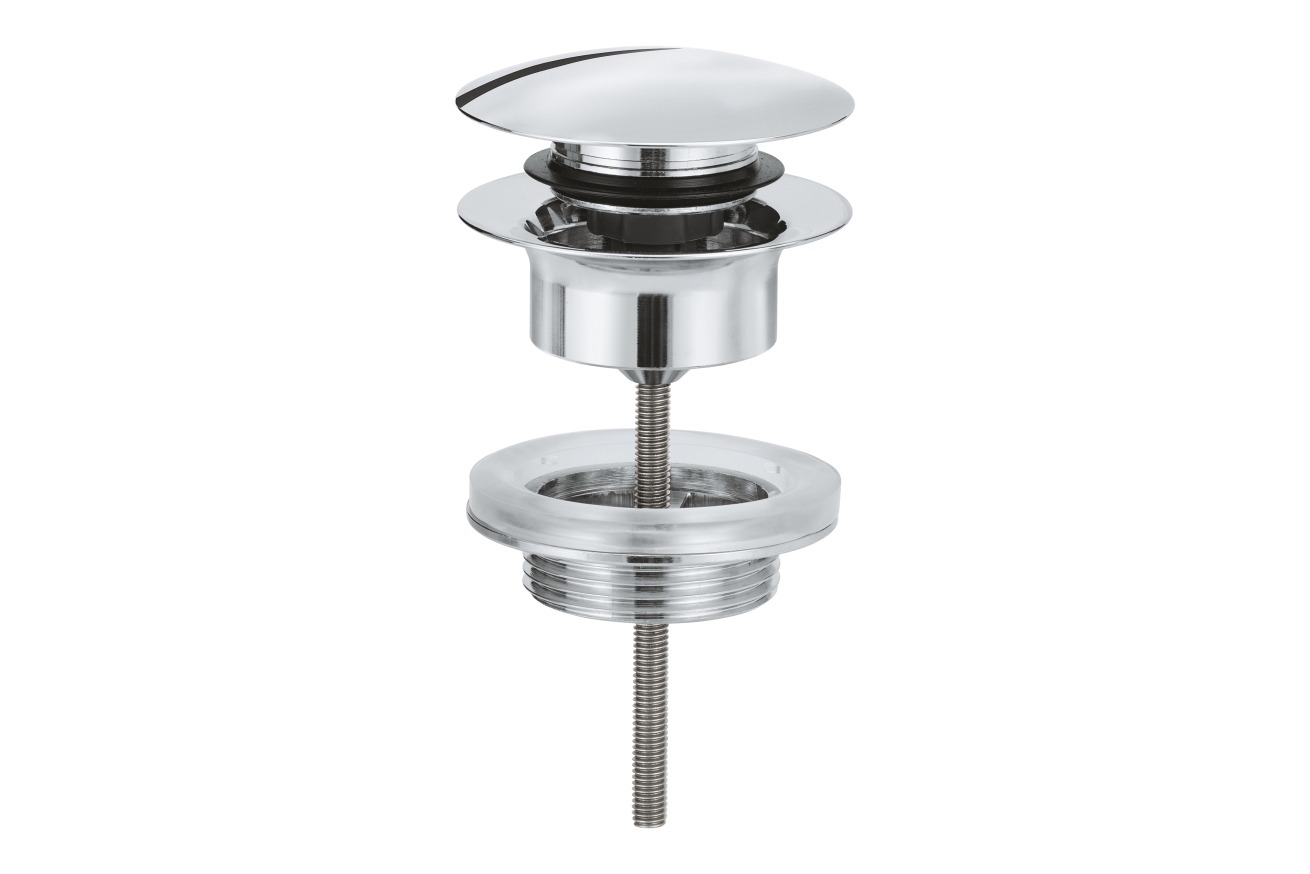 Донный клапан для раковины GROHE, хром (65807000)