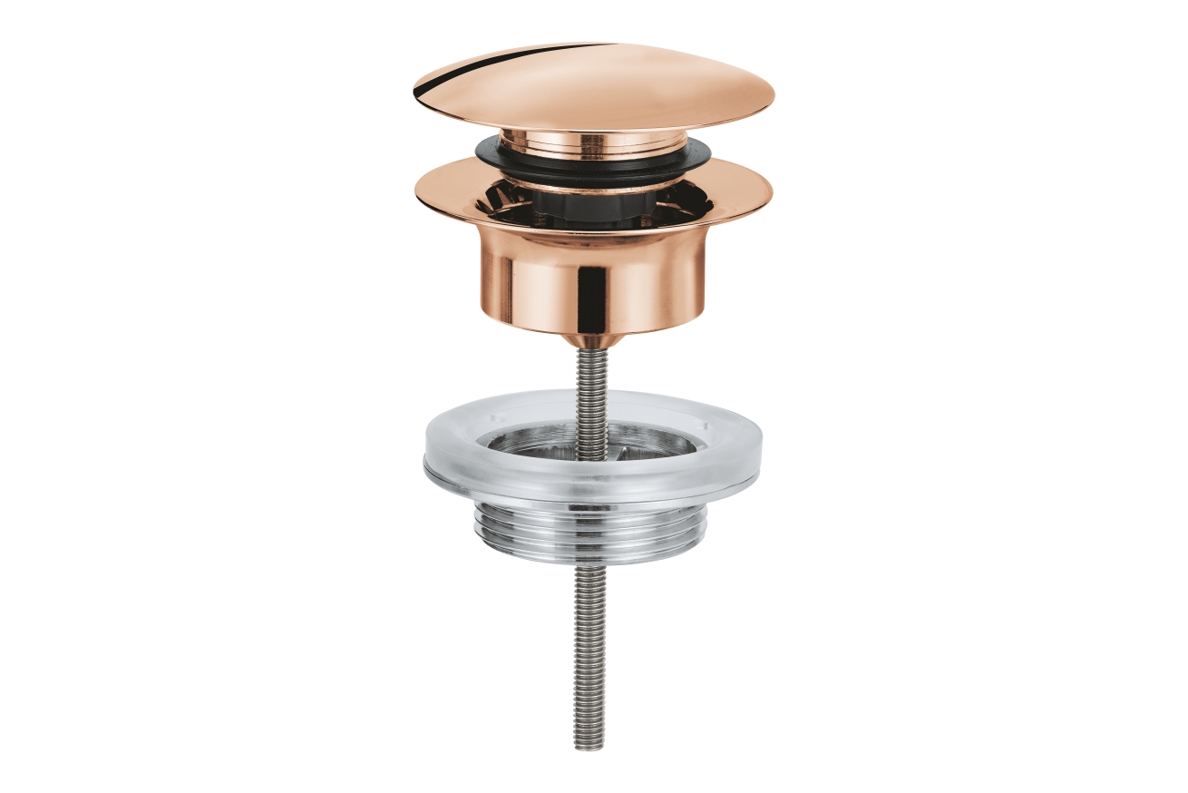 Донный клапан для раковины GROHE, теплый закат глянец 65807DA0