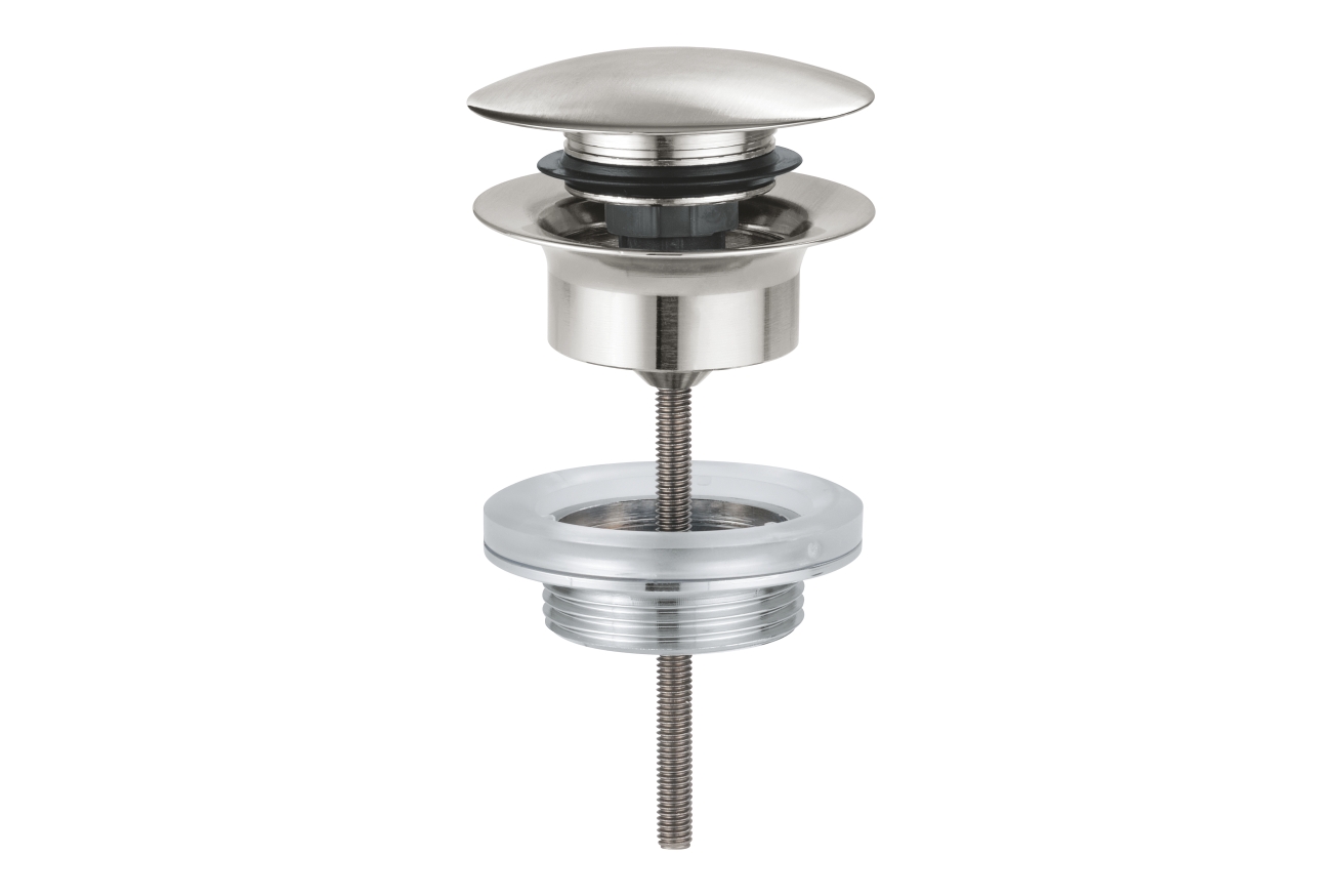 Донный клапан для раковины GROHE суперсталь (65807DC0)