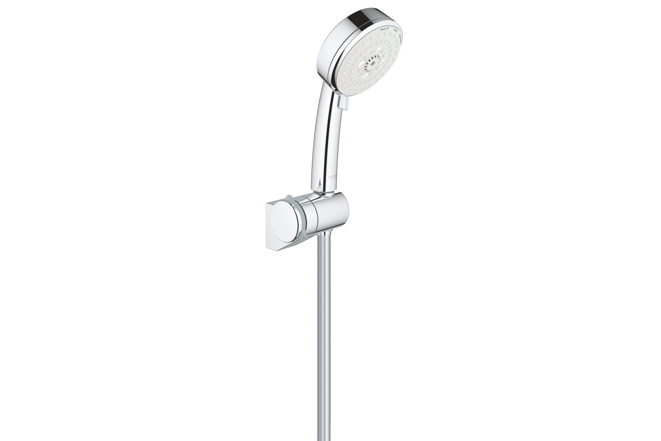Душевой набор GROHE Tempesta Cosmopolitan, 3 режима, 1750 мм, 9,5 л/мин, хром (27584002)