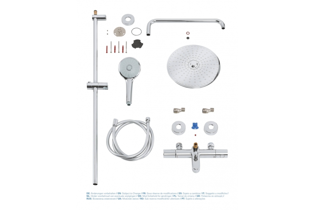 Душевая система GROHE Euphoria System 260 с термостатом для ванны, хром (27475001)