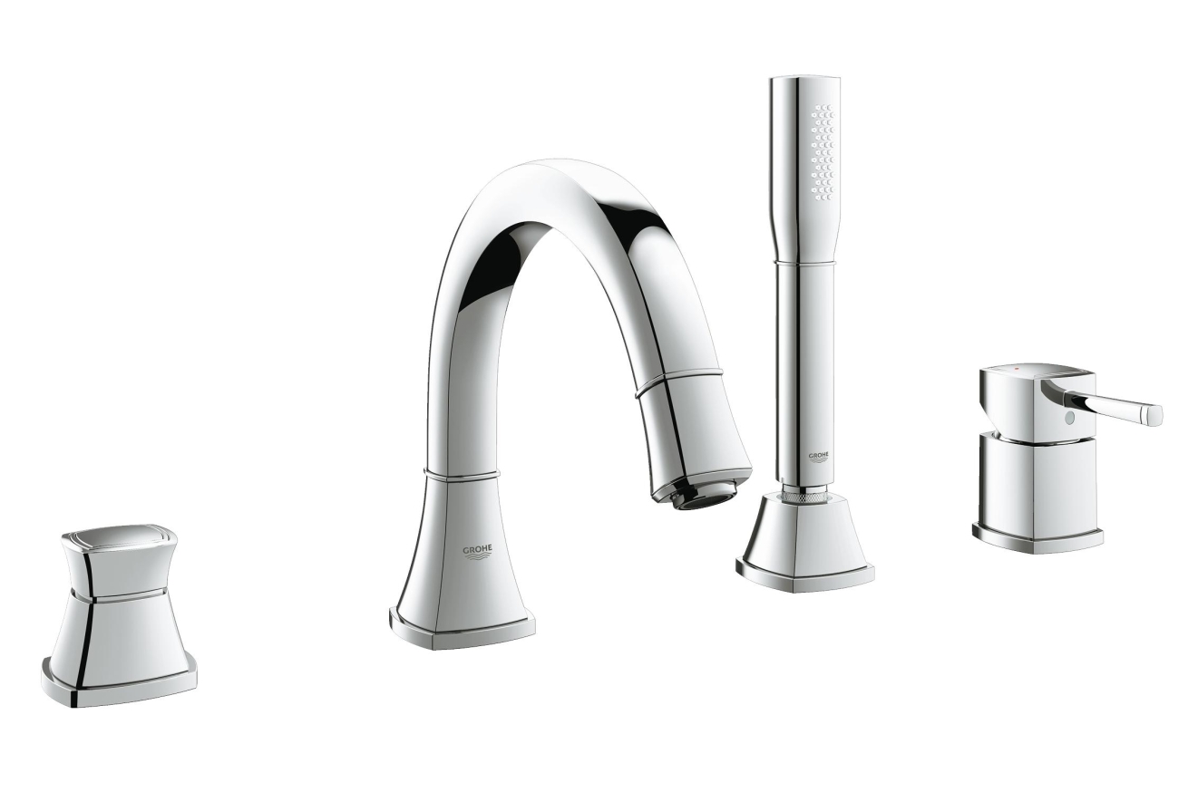 Смеситель для ванны GROHE Grandera на 4 отверстия, хром (19936000)