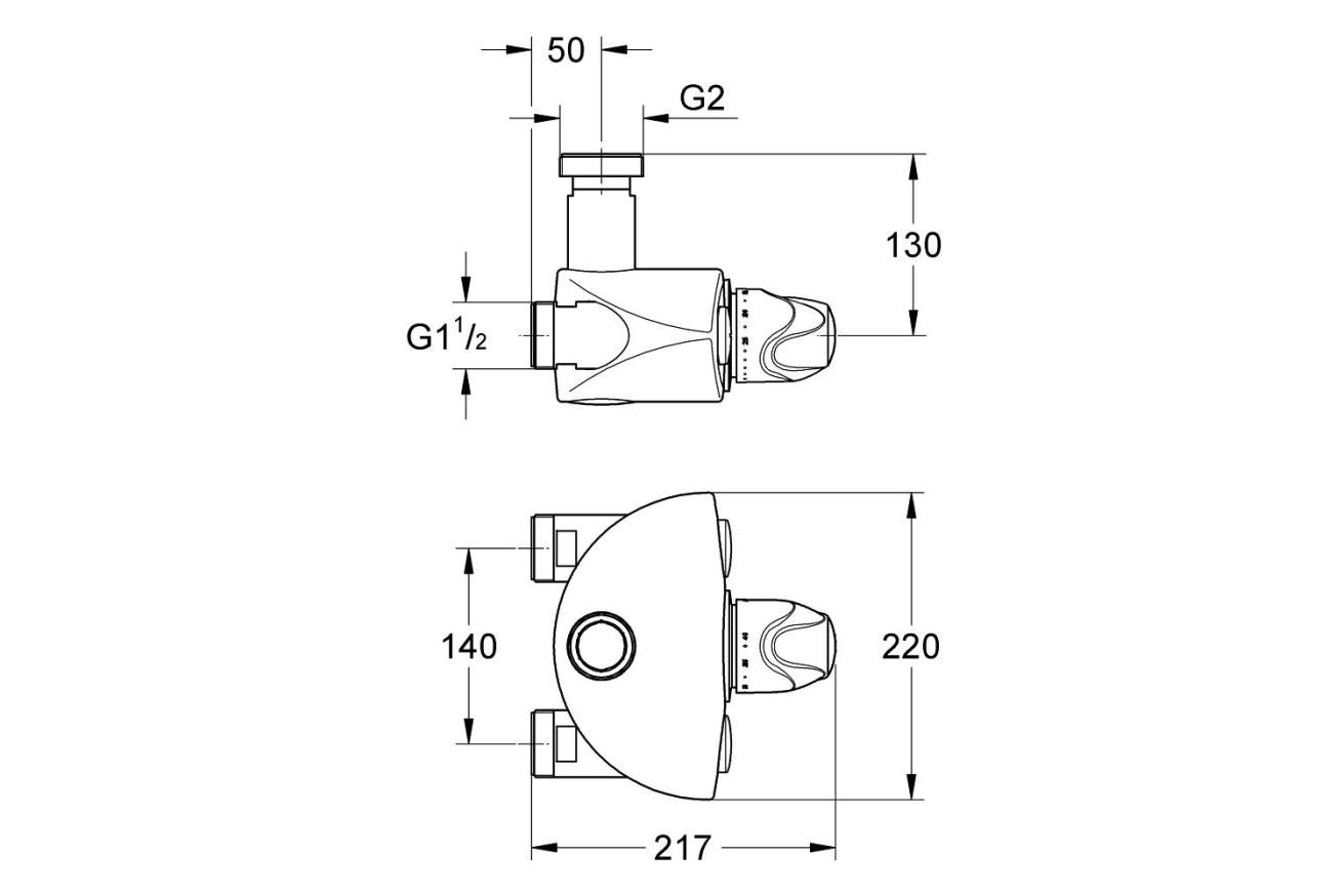 Термостат для душа GROHE Grohtherm XL, хром (35087000)