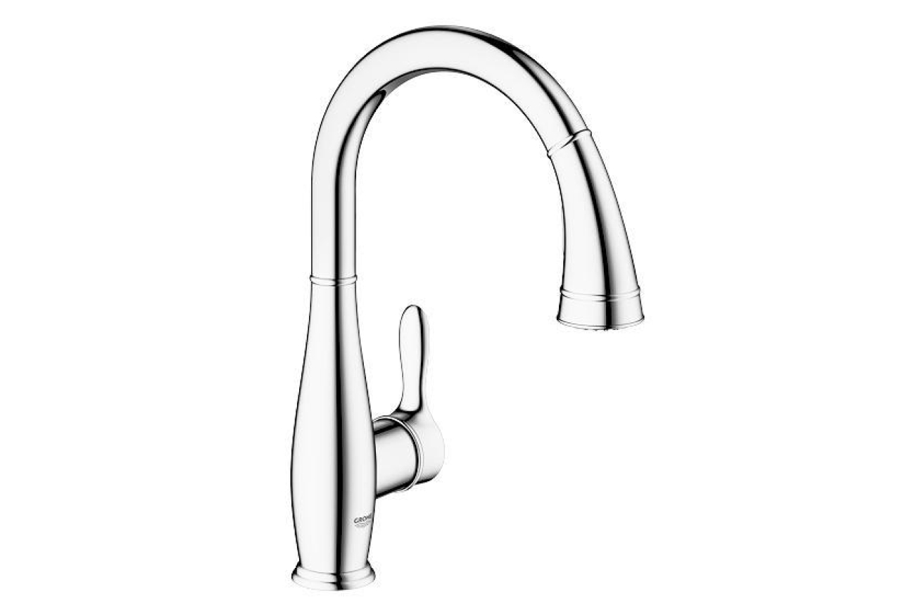 Смеситель для кухни GROHE Parkfield с вытяжным изливом, хром (30215001)