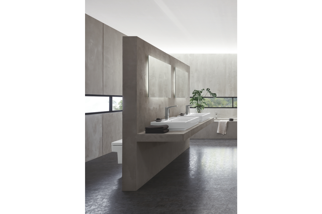 Раковина подвесная GROHE Cube Ceramic 80 см, альпин-белый (3946900H)