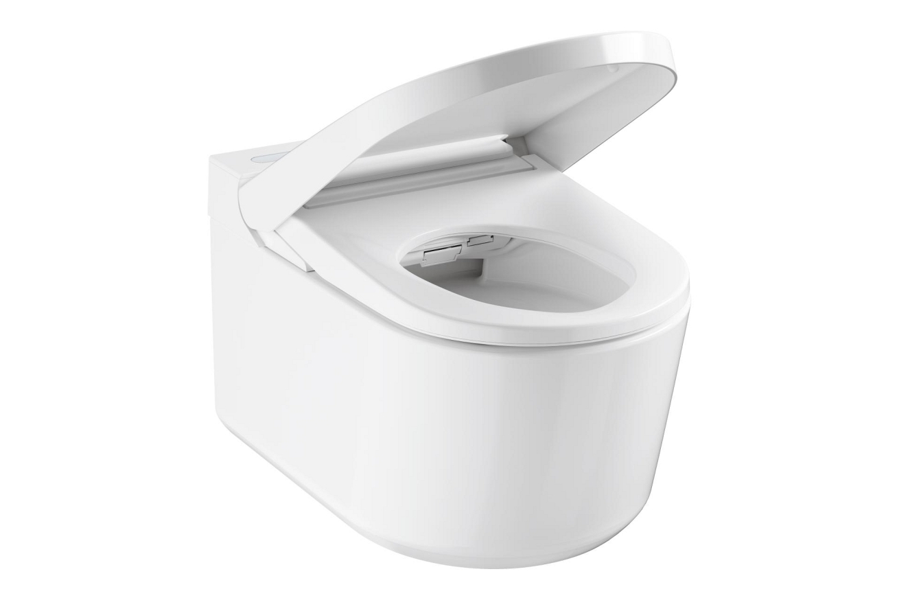 Набор унитаз-биде GROHE Sensia Pro с панелью смыва, системой инсталляции и комплектом для автоматического смыва (120170)
