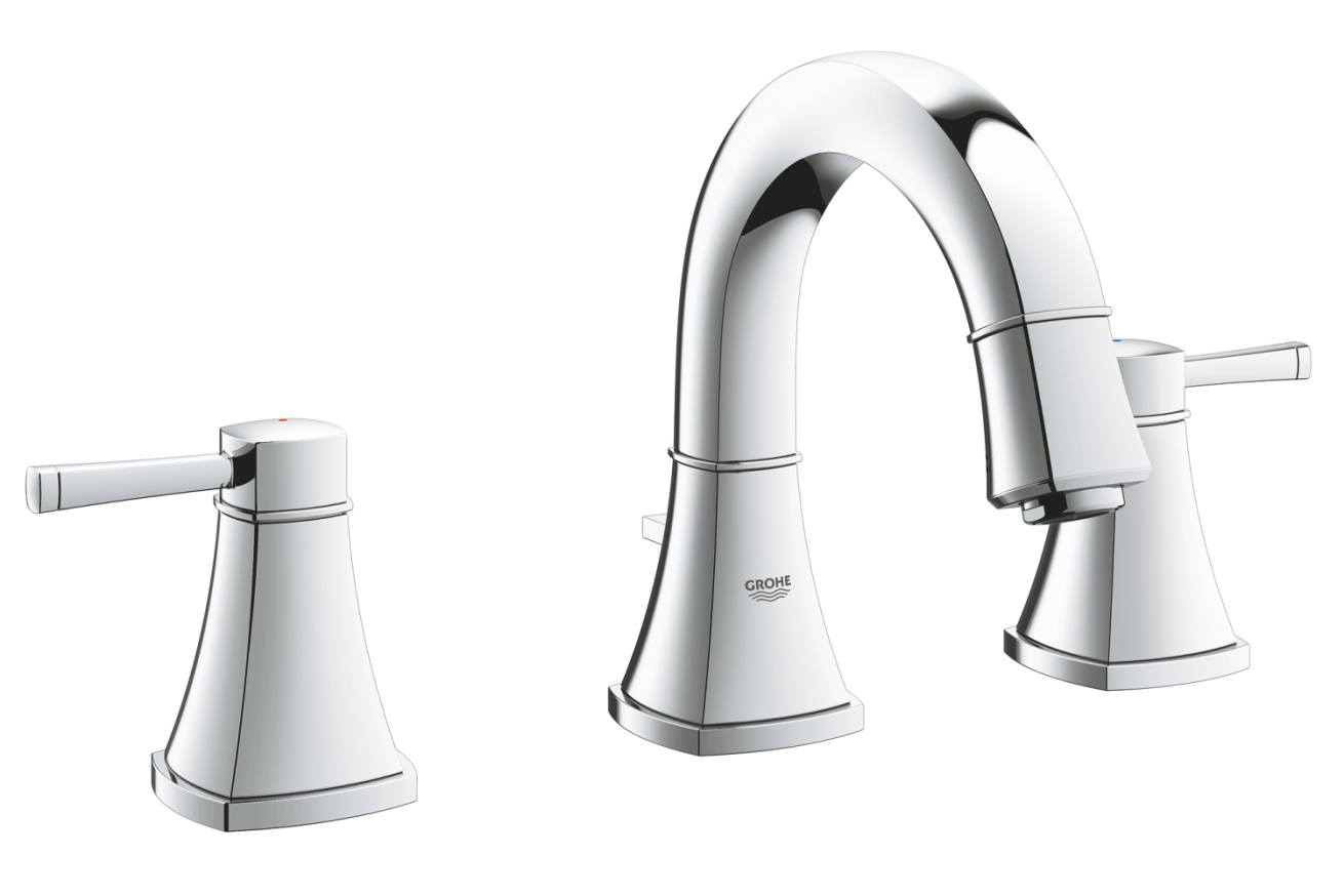 Смеситель для раковины GROHE Grandera на 3 отверстия, S-size, хром (20417000)