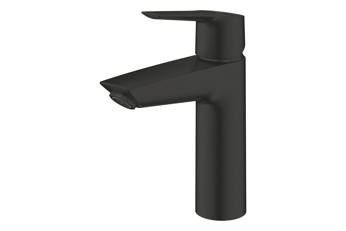 Смеситель для раковины GROHE Start с донным клапаном, M-Size, матовый черный (235752432)