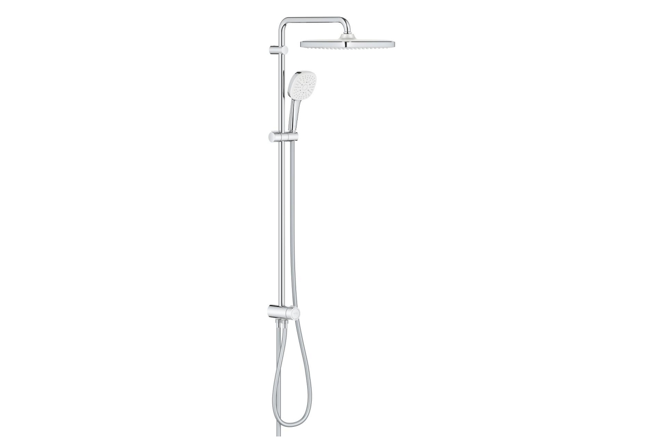 Душевая система GROHE Tempesta System 250 Cube с переключателем потоков, хром (26694001)