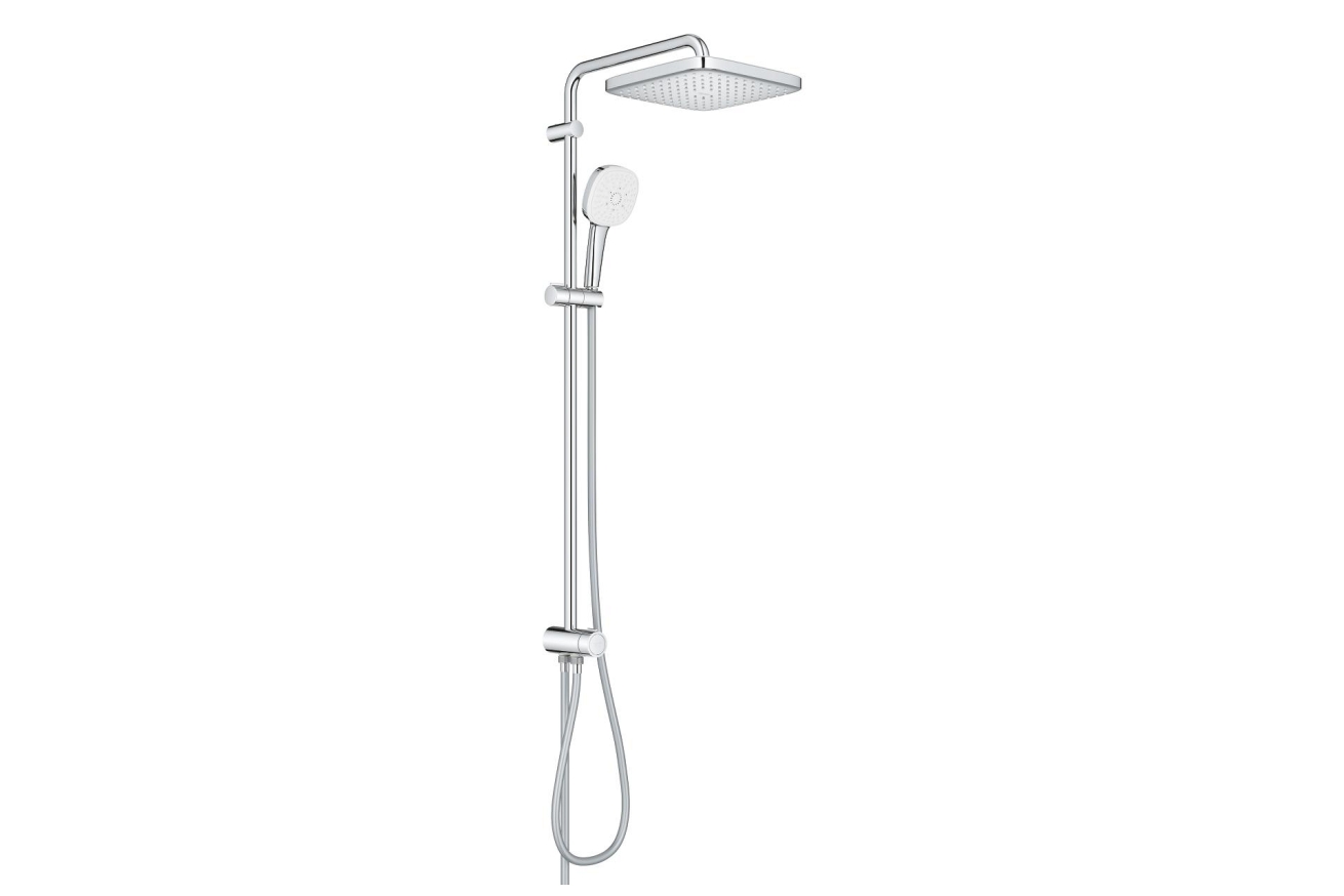 Душевая система GROHE Tempesta System 250 Cube с переключателем потоков, хром (26694001)