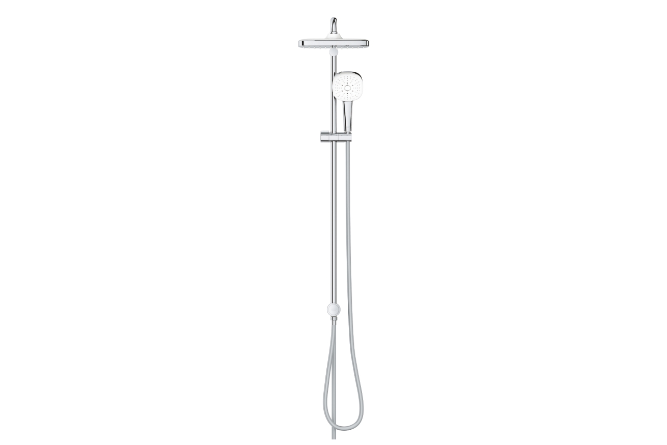 Душевая система GROHE Tempesta System 250 Cube с переключателем потоков, хром (26694001)