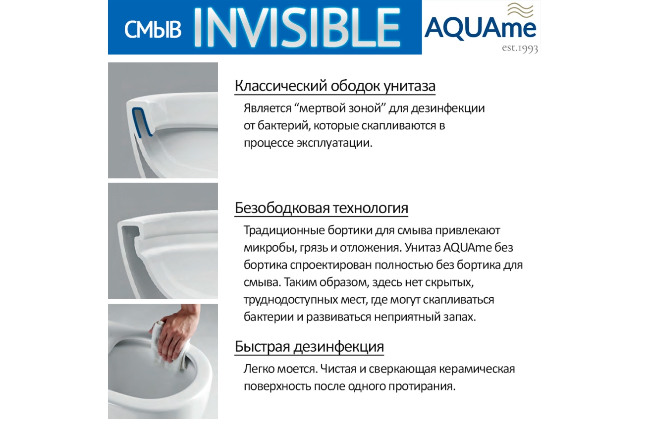 Комплект инсталляции GROHE 38775001 с унитазом AQUAme AQM2002PRO и сиденьем с микролифтом (NW0168)