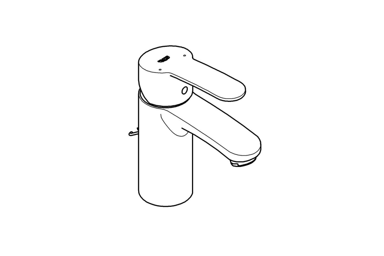 Смеситель для раковины GROHE Eurostyle Cosmopolitan, S-size, хром (3355720E)
