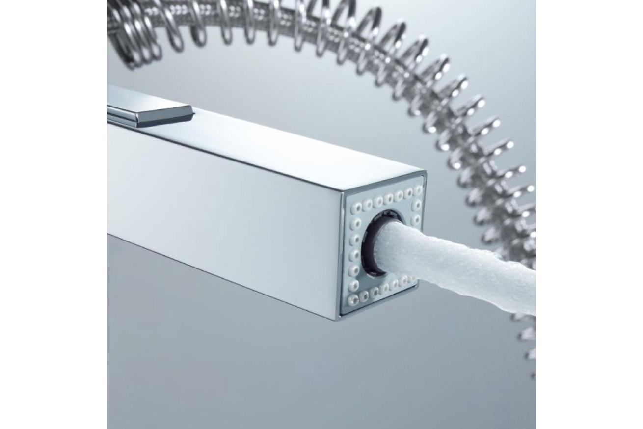 Смеситель для кухни GROHE Eurocube, суперсталь (31395DC0)