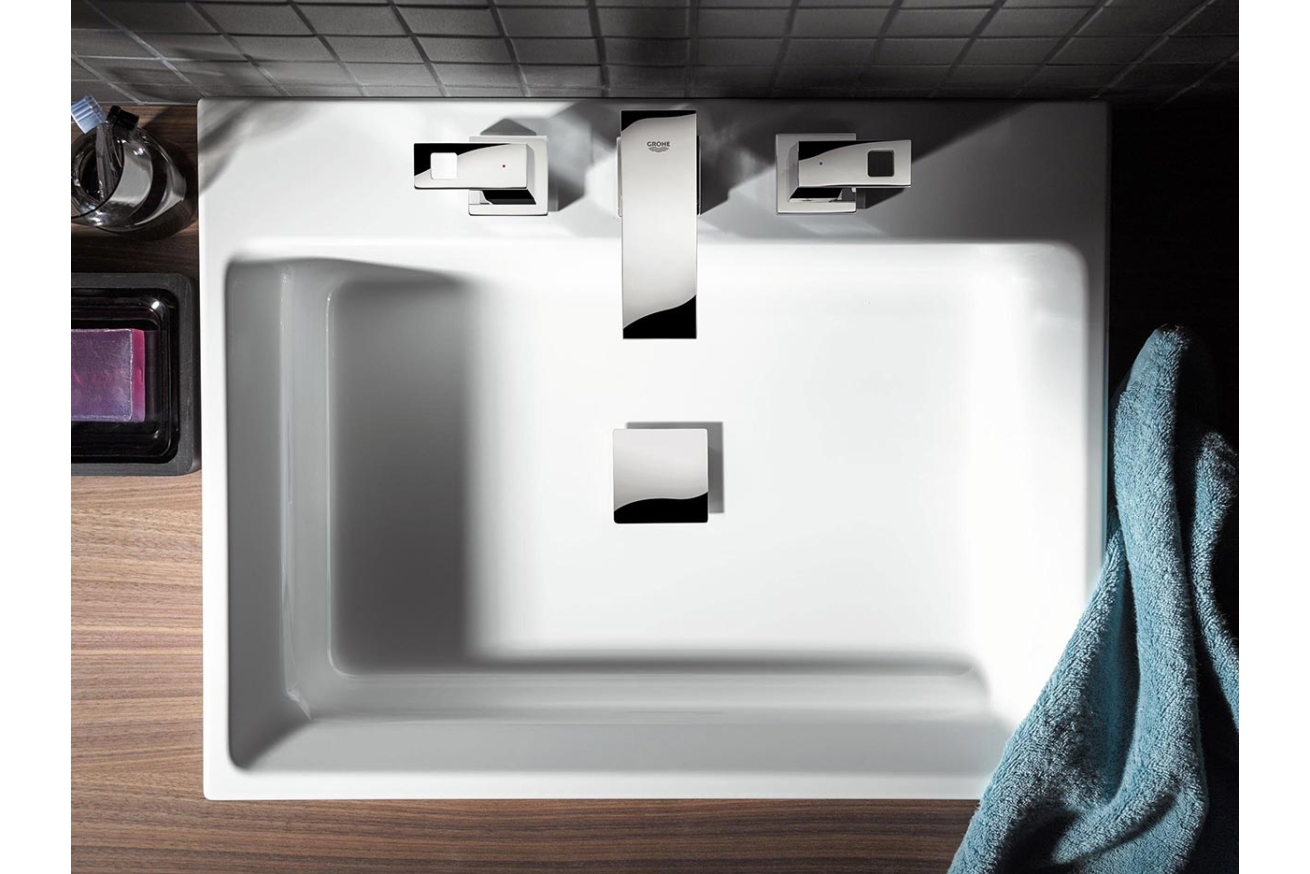 Раковина GROHE Cube Ceramic, подвесная 50 см, альпин-белый (3947400H)