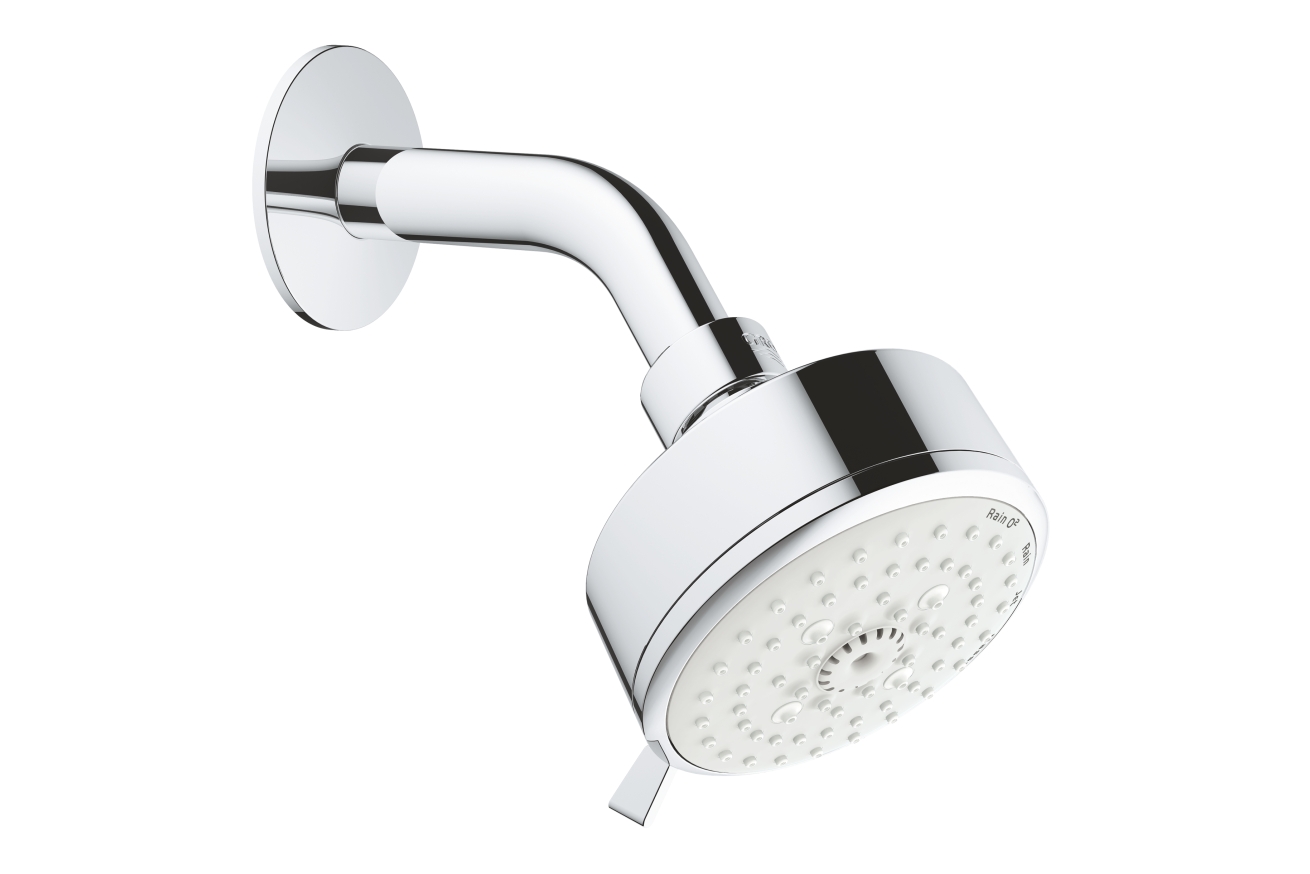 Верхний душ GROHE New Tempesta Cosmopolitan 100, 9,5 л/мин, 4 режима, хром (27869001)