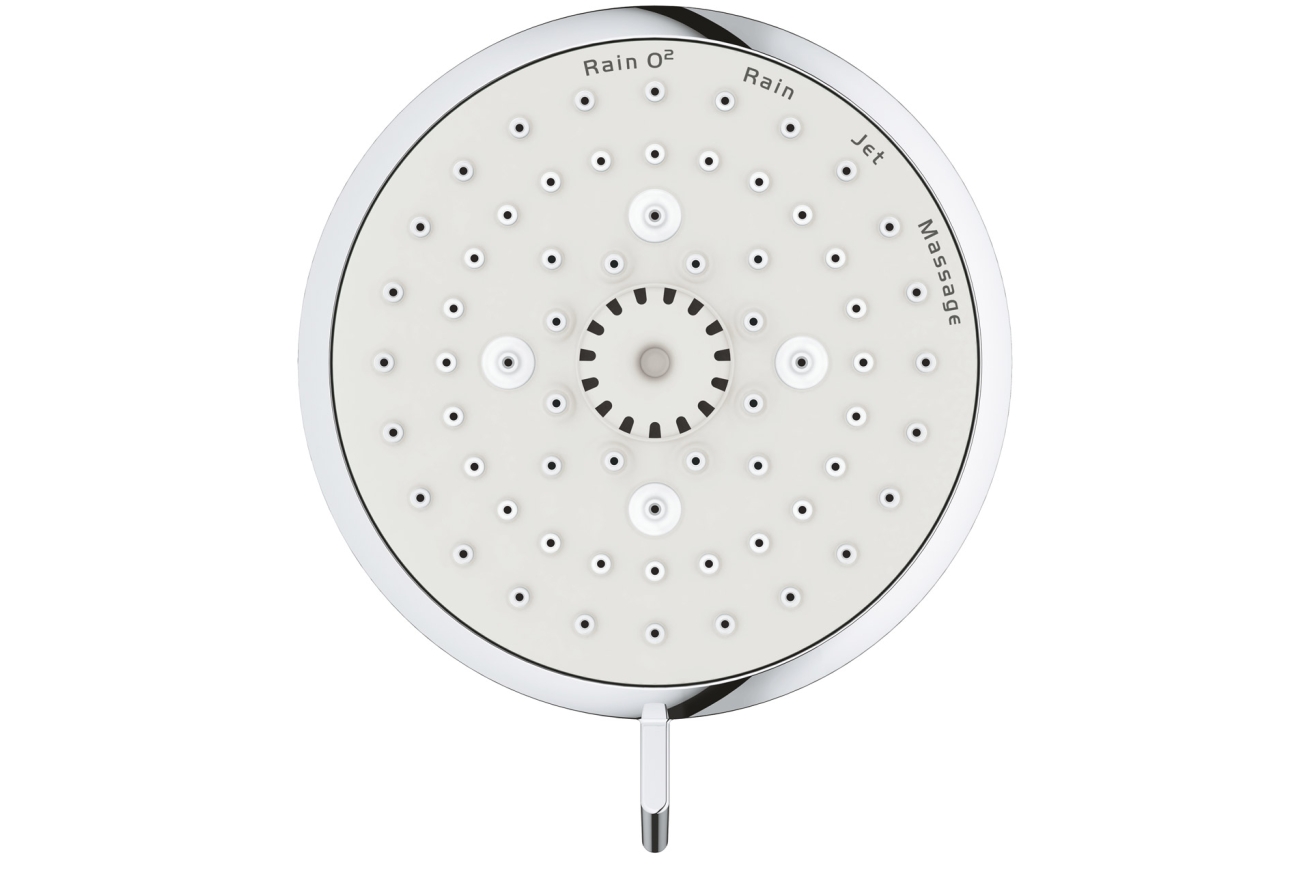 Верхний душ GROHE New Tempesta Cosmopolitan 100, 9,5 л/мин, 4 режима, хром (27869001)