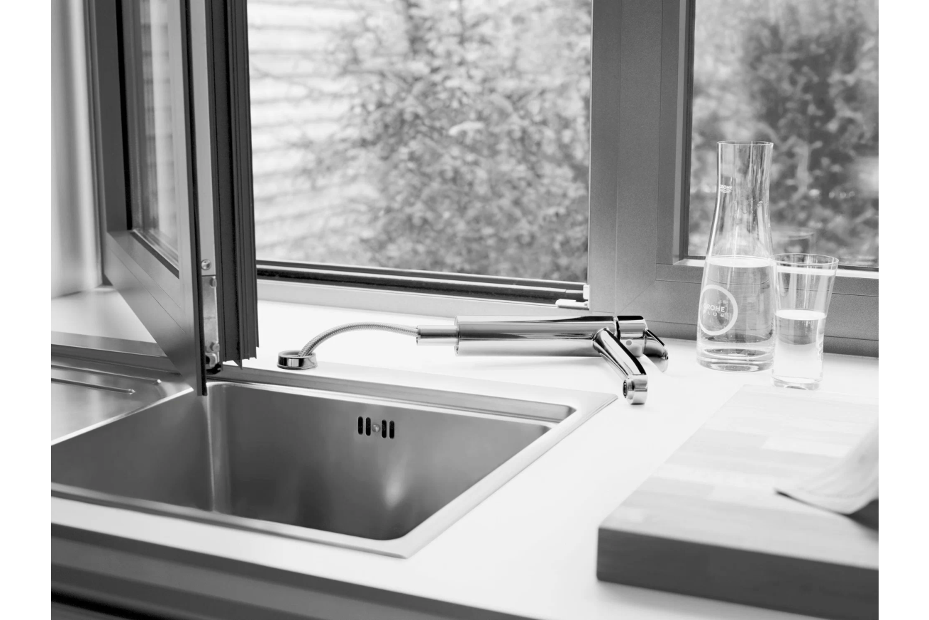 Смеситель для кухни GROHE Concetto с высоким изливом, хром (31128001)