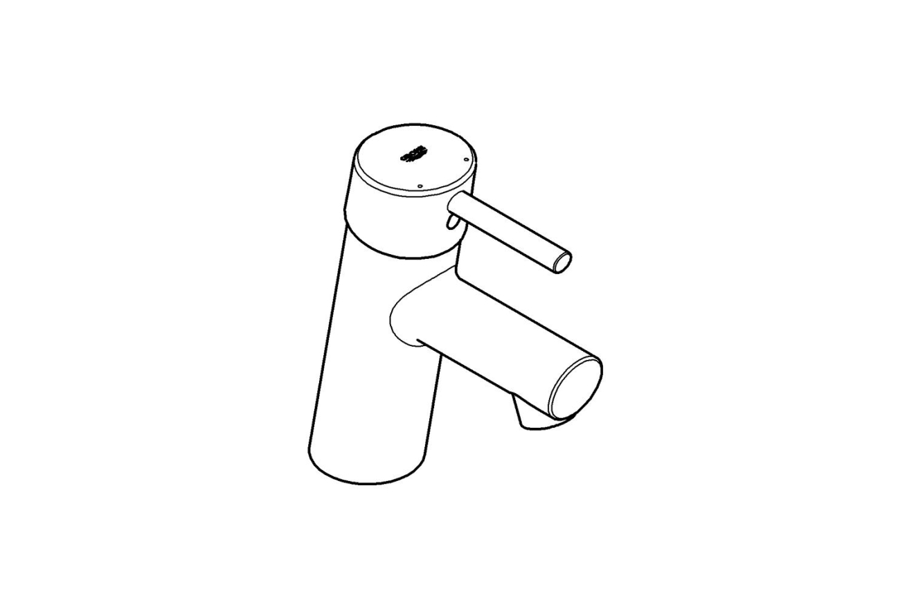 Смеситель для раковины GROHE Concetto с ограничением расхода воды, хром (3224010E)