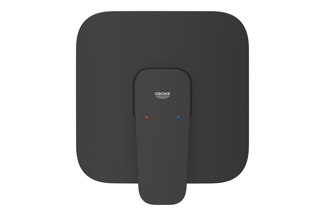 Внешняя часть смесителя для ванны GROHE Cubeo, матовый черный (1017772430)