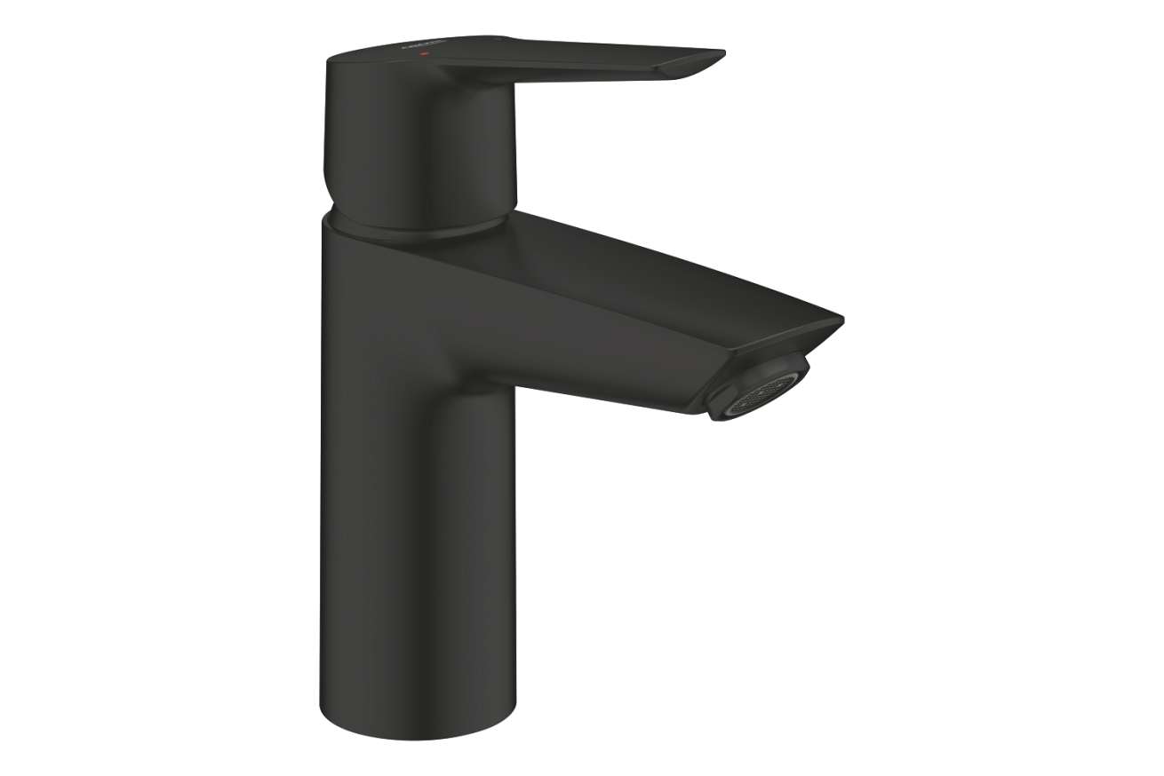Смеситель для раковины GROHE Start с донным клапаном, S-Size, матовый черный (235502432)