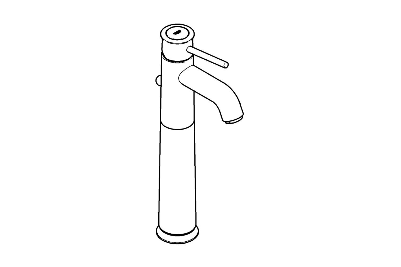 Смеситель для раковины GROHE BauClassic, XL-Size, хром (32868000)