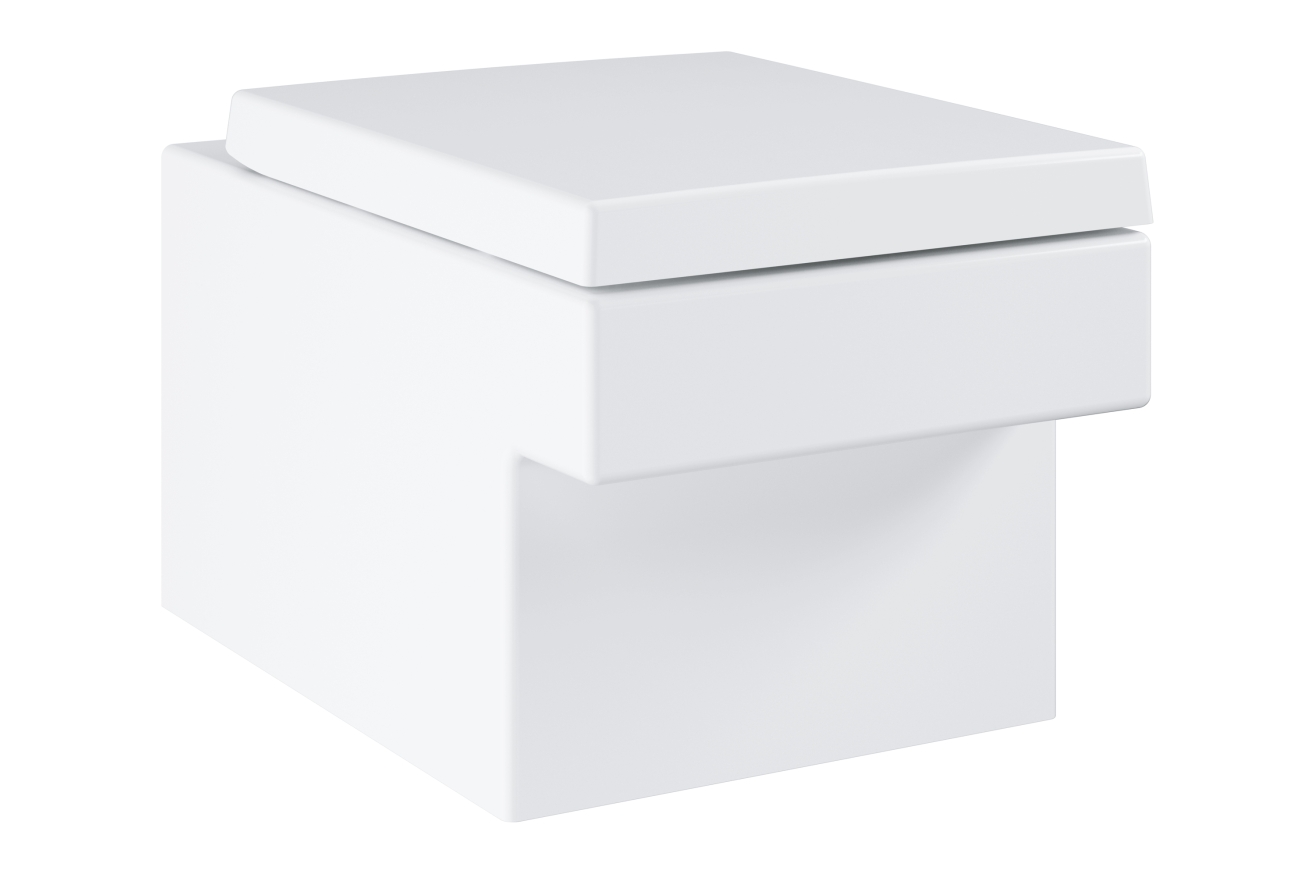 Сиденье для унитаза с микролифтом GROHE Cube Ceramic, альпин-белый (39488000)