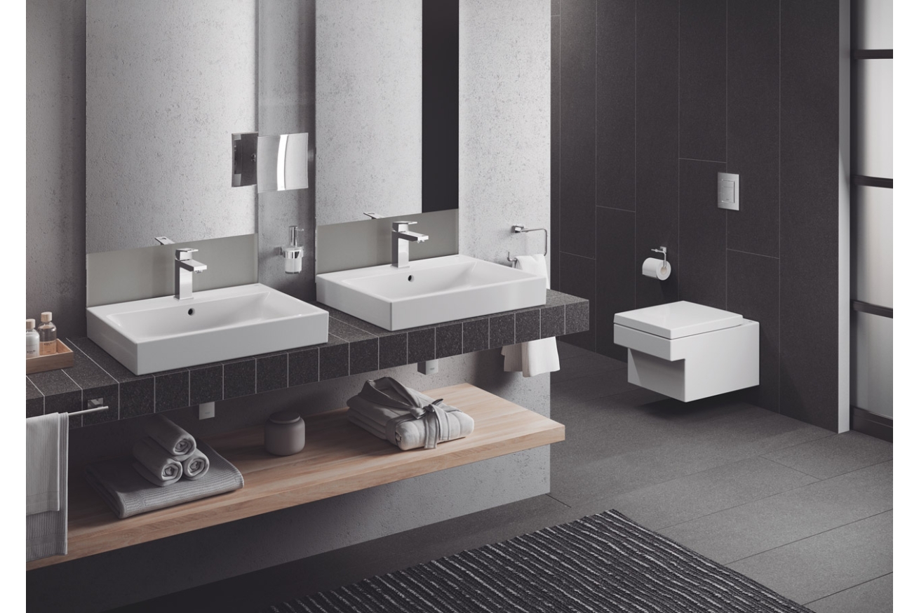 Сиденье для унитаза с микролифтом GROHE Cube Ceramic, альпин-белый (39488000)
