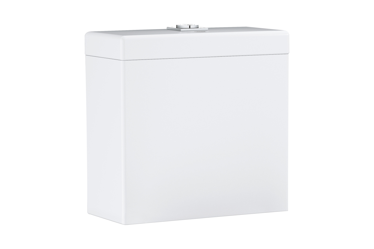 Смывной бачок для унитаза GROHE Cube Ceramic, наполнение снизу, альпин-белый (39490000)