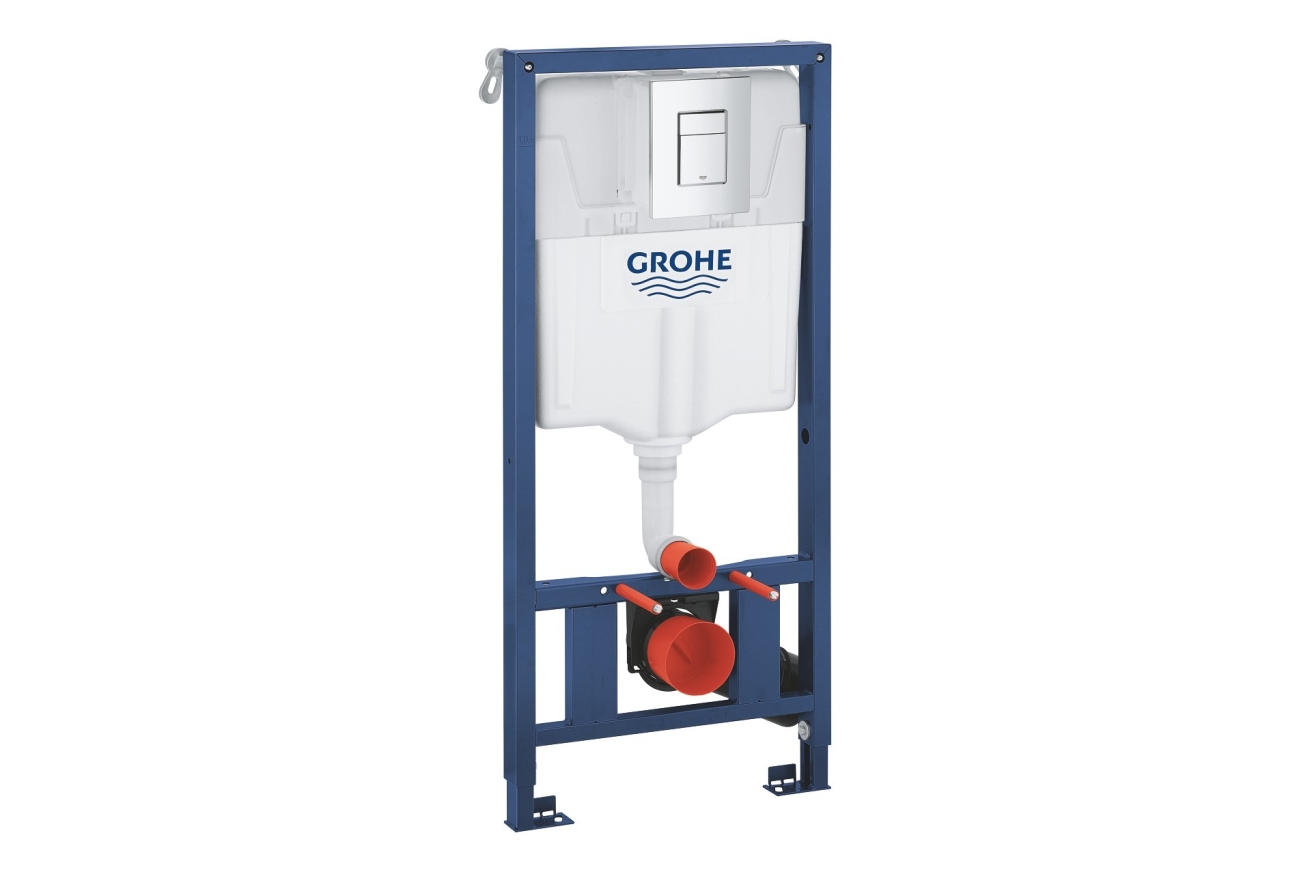 Система инсталляции для подвесного унитаза GROHE Rapid SL 4 в 1, хром (39859000)