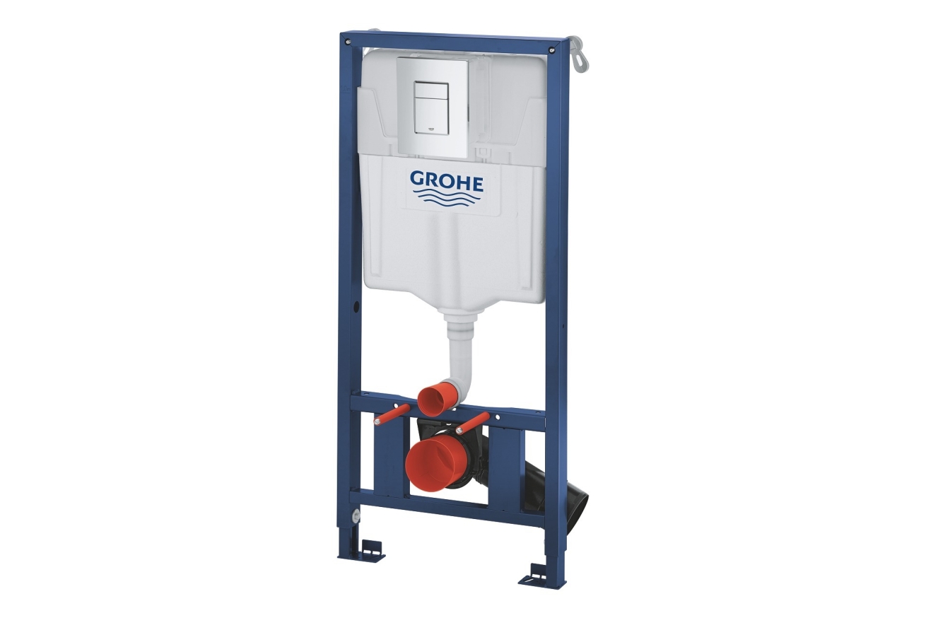 Система инсталляции для подвесного унитаза GROHE Rapid SL 4 в 1, хром (39859000)