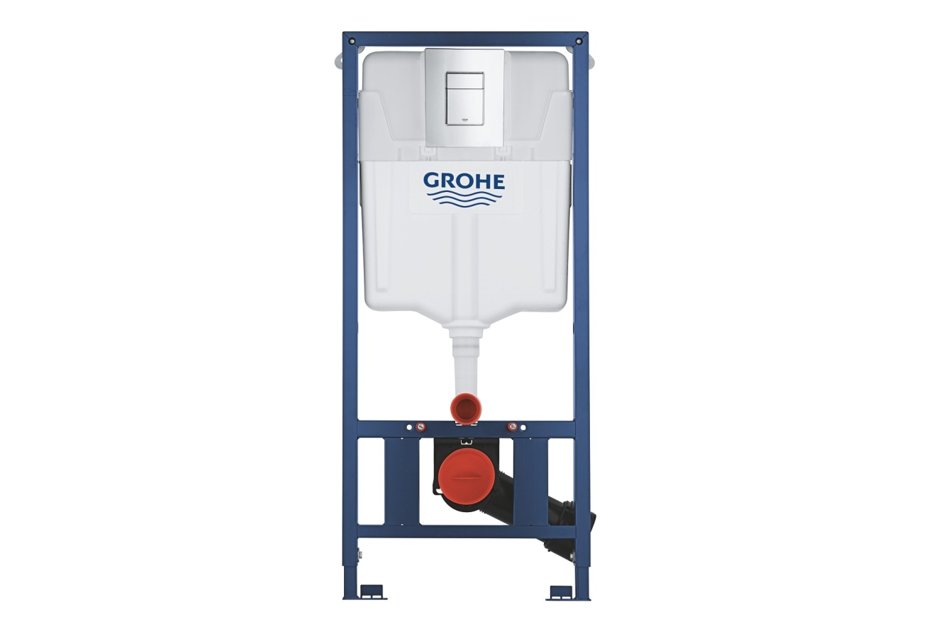 Система инсталляции для подвесного унитаза GROHE Rapid SL 4 в 1, хром (39859000)