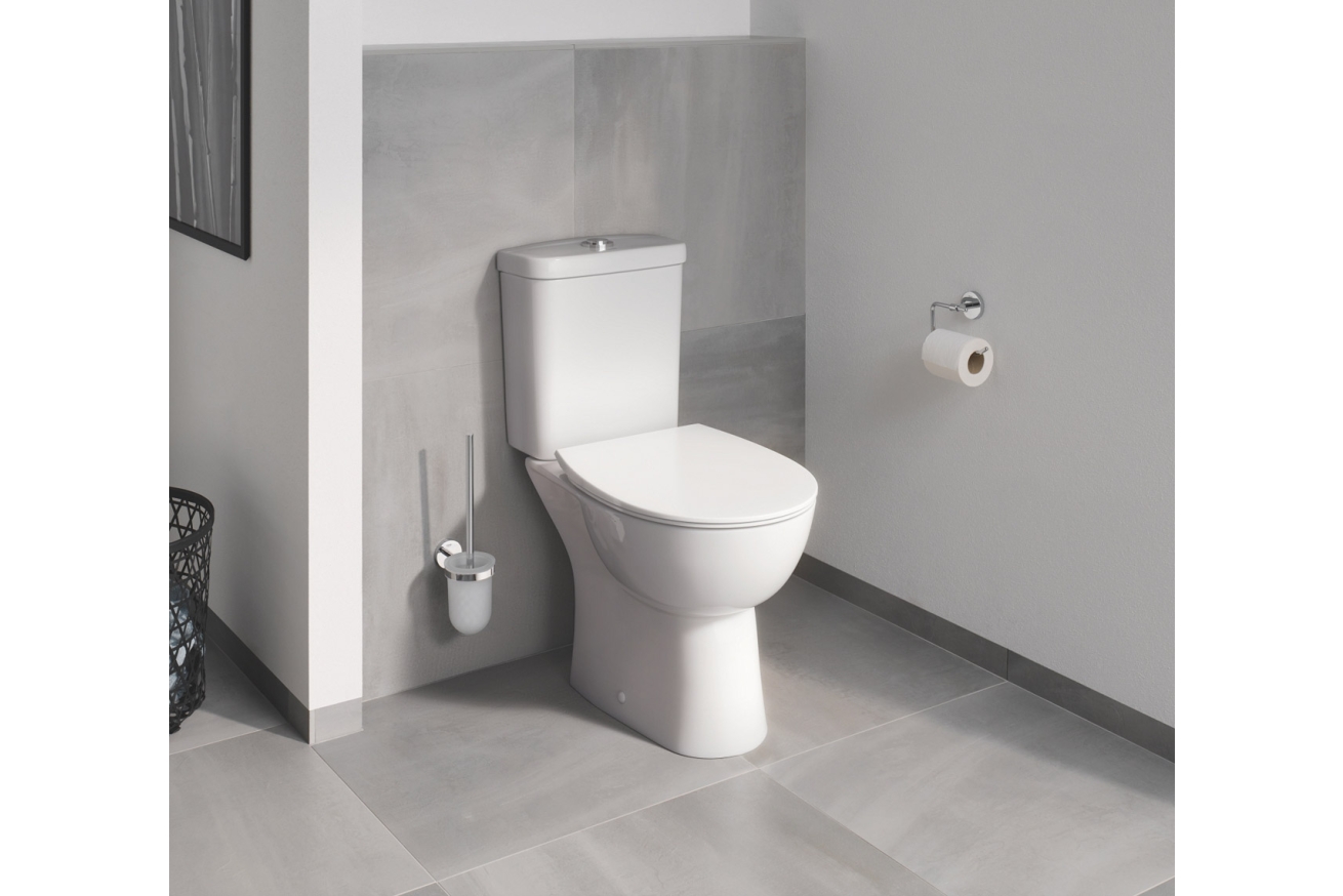 Сиденье для унитаза GROHE Bau Ceramic, с микролифтом, альпин-белый (39923000)