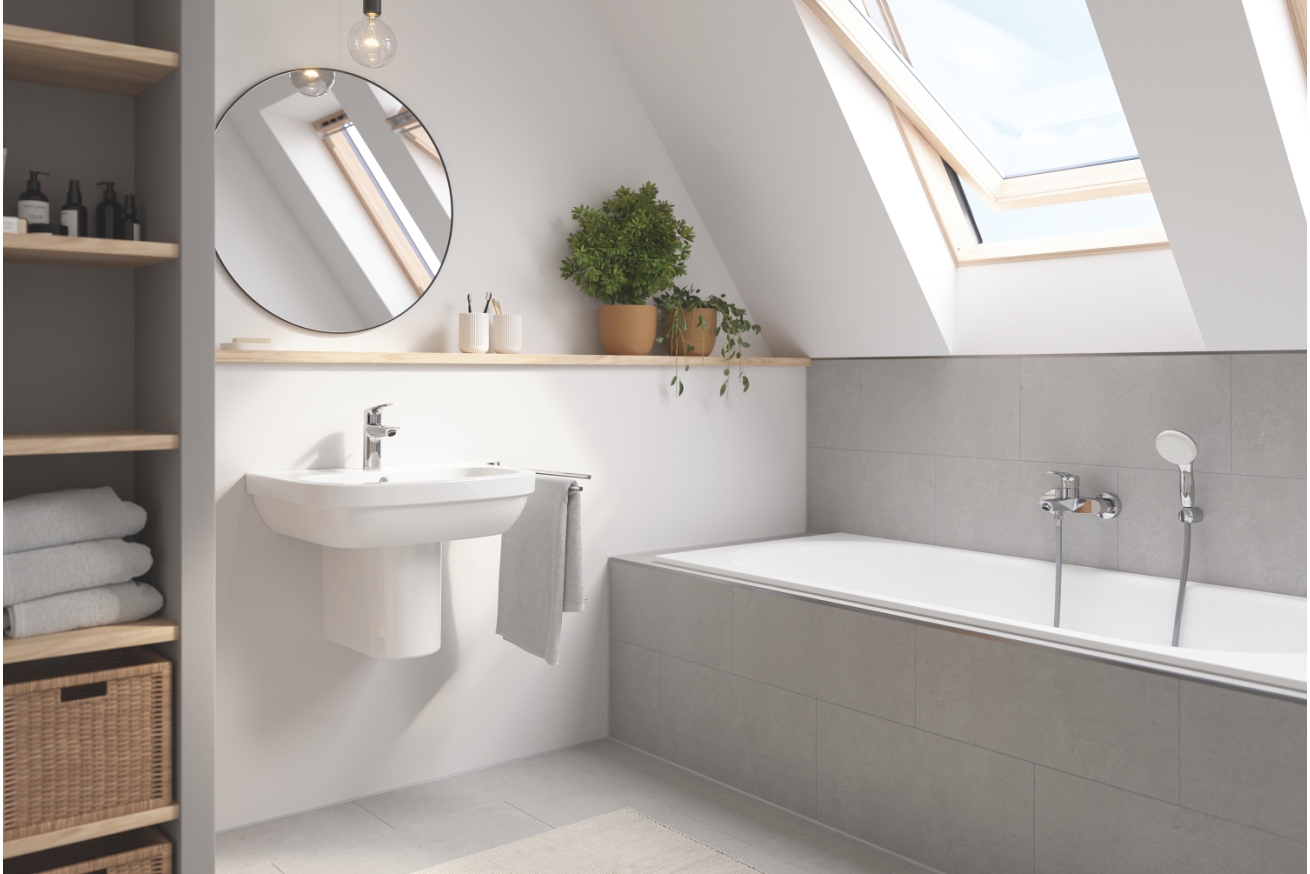 Смеситель для раковины GROHE Eurosmart, S-size, хром (33188003)
