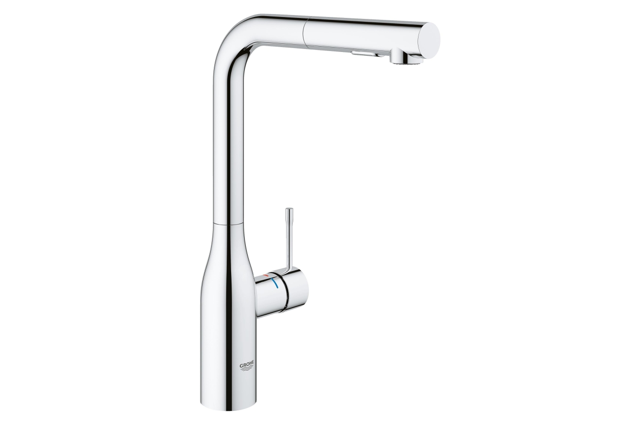 Смеситель для кухни GROHE Essence с вытяжным душем, хром (30270000)