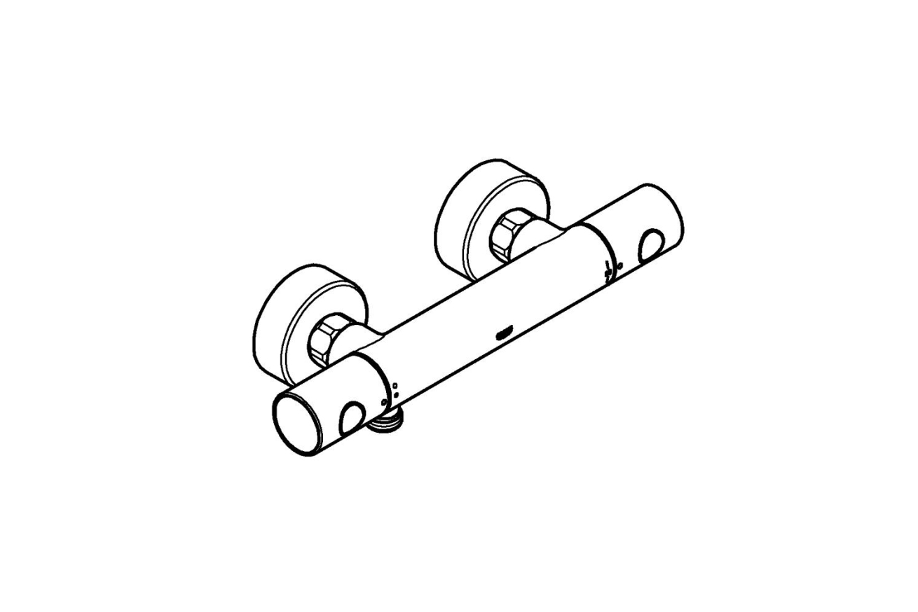 Термостат для душа GROHE Grohtherm 800 Cosmopolitan, хром (34765000)