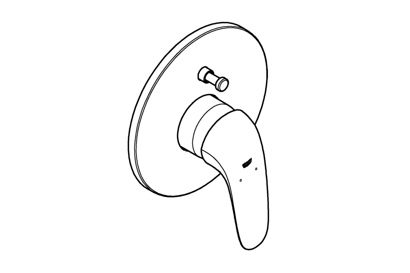 Смеситель для ванны GROHE Eurostyle, хром (23730003)