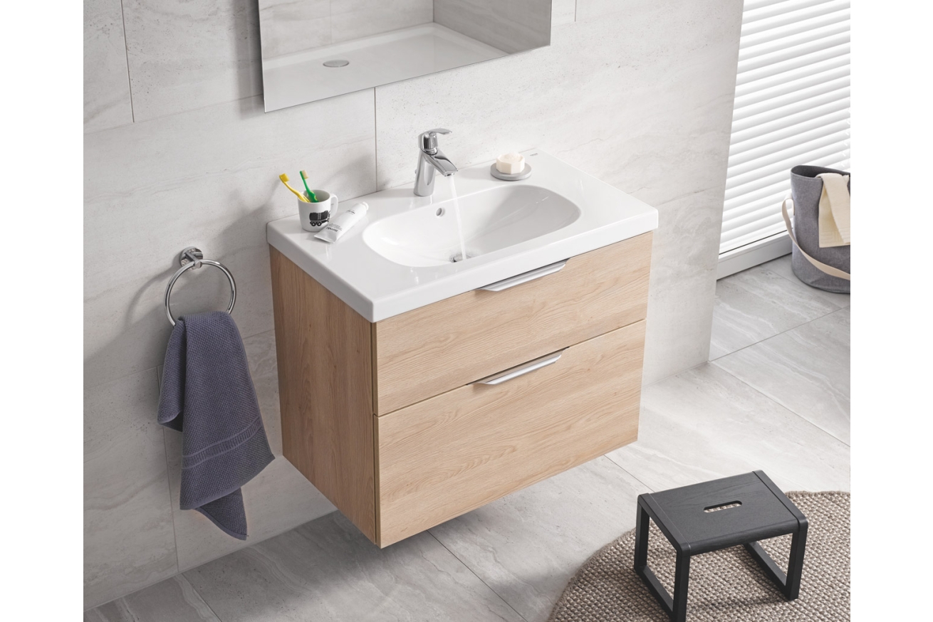 Раковина GROHE Euro Ceramic, накладная на столешницу 80 см,альпин-белый (3958400H)