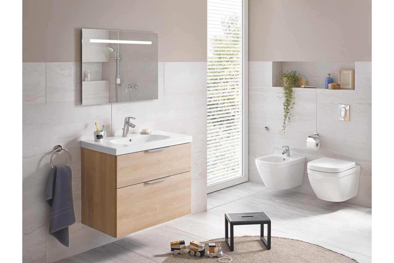 Раковина GROHE Euro Ceramic, накладная на столешницу 80 см,альпин-белый (3958400H)