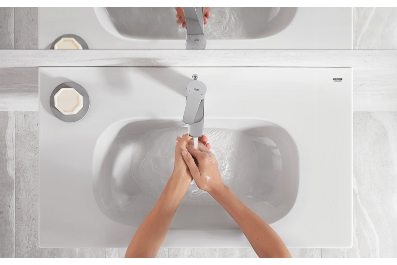 Раковина GROHE Euro Ceramic, накладная на столешницу 80 см,альпин-белый (3958400H)