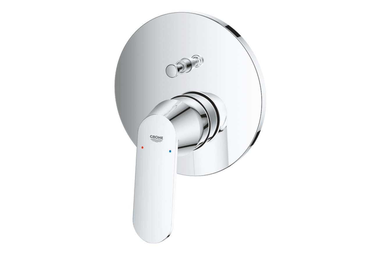 Внешняя часть смесителя для ванны GROHE Eurosmart Cosmopolitan с переключателем на 2 положения, хром (24045000)