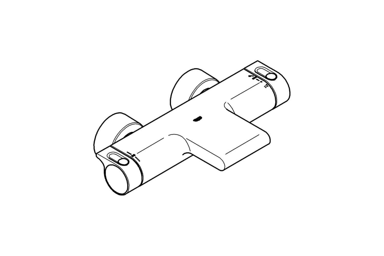 Термостат для ванны GROHE Grohtherm 2000, хром (34174001)