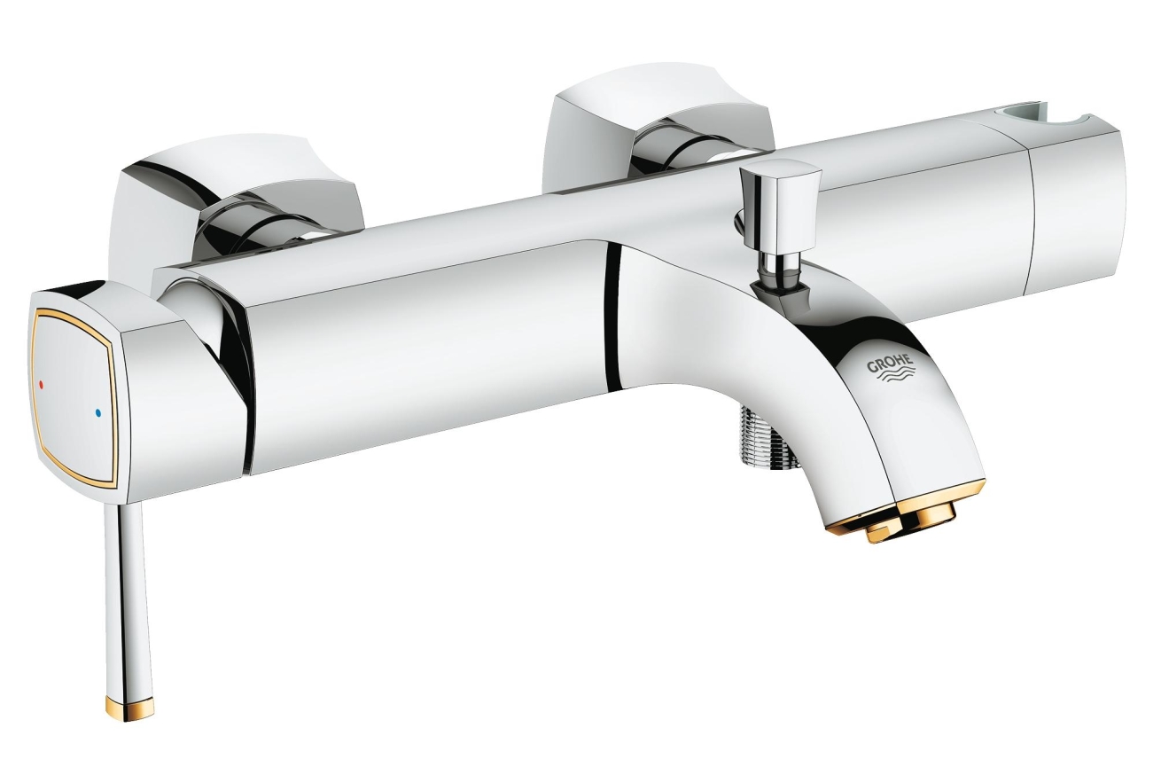 Смеситель для ванны GROHE Grandera, хром/золото (23317IG0)